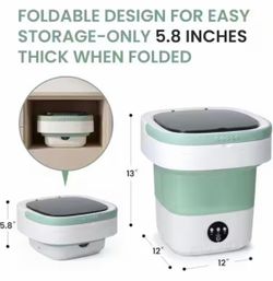 Brand New 16L Portable Washing Machine – Foldable Compact Washer