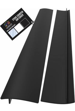 Linda’s Essentials Silicone Stove Gap Covers (2 Pack), Heat Resistant Oven Gap Filler Seals Gaps Between Stovetop and Counter, Easy to Clean Stove Gap
