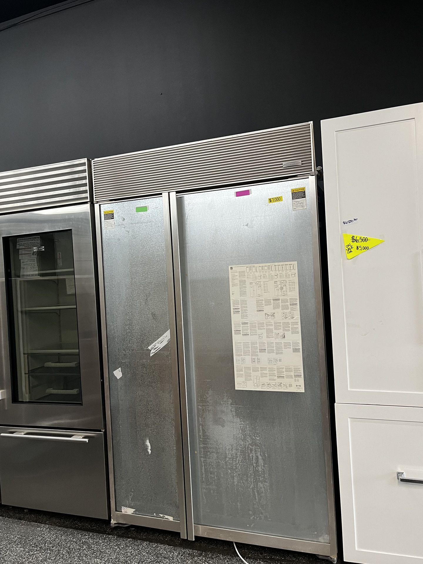 Subzero Panel Ready Side By Side Refrigerator 48”
