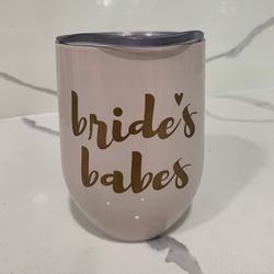 NEW Bridesmaid wine tumbler