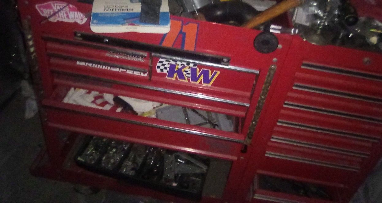 Two Harbor Freight Tool Chests