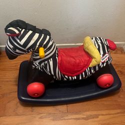 Little Tikes Rock’n Scoot Zebra Ride On Toy