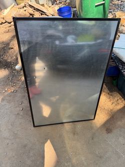 Large Framed DRY ERASE MAGNETIC with Black Border