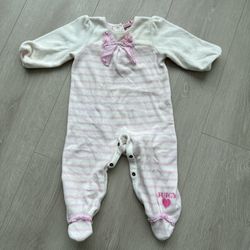 Juicy Couture Velour Girl Onesie 6-9 Months