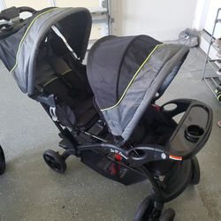 Double Stroller With Sit And Stand