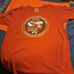 Priest Holmes #31 Kc Chiefs 2003 AFC West Division Champion Long Sleeve Shirt-$15.00