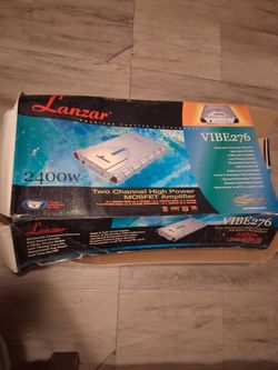 Lanzar Vibe 2400 watt Amplifier (alpine kenwood pioneer kicker sony jl audio re fi crunch skar hifonics 2 channel 1 mono class d a b equalizer epicent