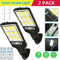 2 Pack Solar Led Light Motion Sensor Outdoor Lights