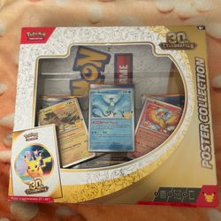 Factory sealed Pokemon Trading Card Game 30th Celebration Poster Collection card set