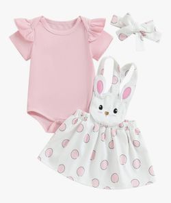 NEW Babygirl Easter Outfit 3-6 Months Old