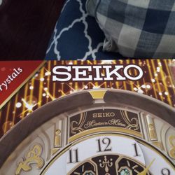 Seiko Clock Plays Music Brand New Inbox $220