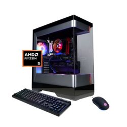 Cyber powerPC - Gaming Desktop & Samsung - 27" S39GD Series - Curved Screen Monitor