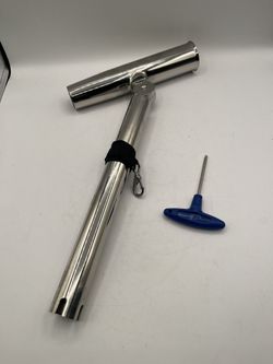 Single Tube Outrigger Mount Rocket Launcher Fishing Rod Holder, Stainless Steel