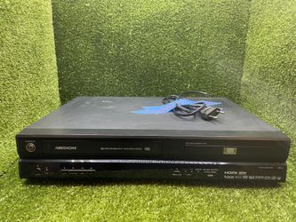Medion MD81664 DVD VHS Recorder Combo HDMI USB DV-In Untested No Remote