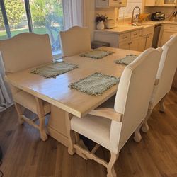 Dining Table Set W/6 Chairs