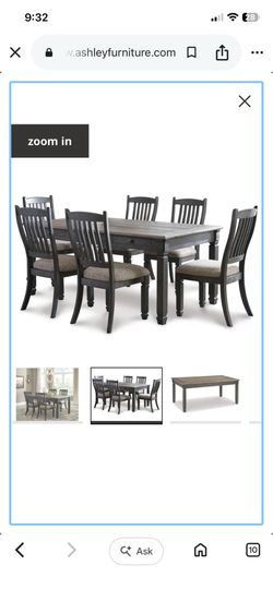 Wood farmhouse dining table