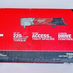 Milwaukee, M12 FUEL 12V Lithium-Ion Brushless Cordless 3/8 in. Right Angle Impact Wrench (Tool-Only)
