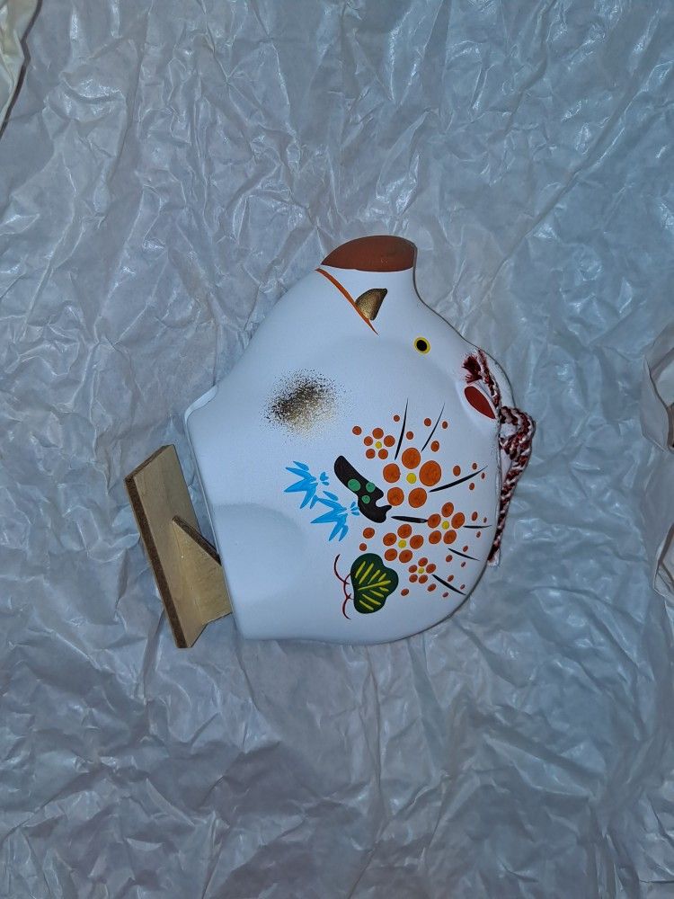 BNIB Pig Ceramic Figurine
