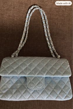 Quilted Flap Bag with Chain Strap