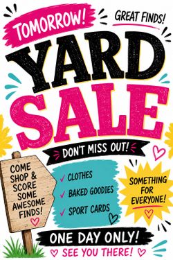 Yard Sale Lemoore, Ca May 30th!