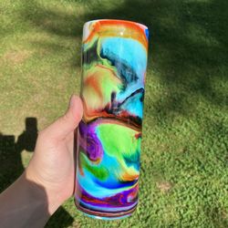 Rainbow Epoxy Tumbler 