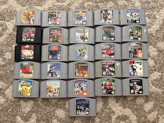 Nintendo 64 games 15 each