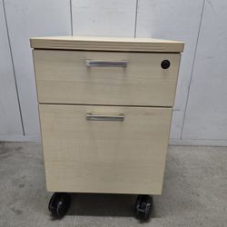 Solid Wood File Cabinet With Key $60