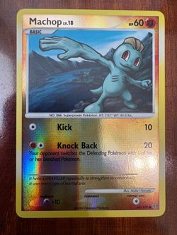 Pokemon Machop 64/100 Diamond & Pearl Stormfront Common Reverse Holo NM/M ⭐️