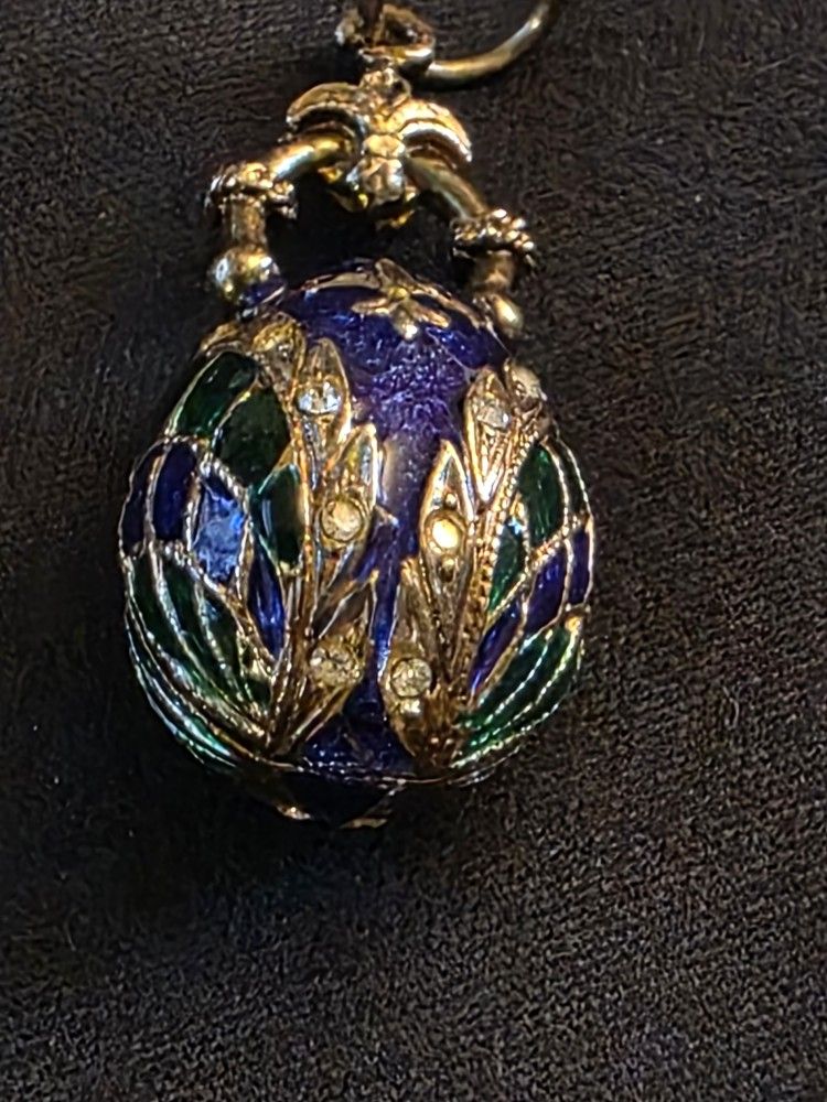 Russian Egg Pendant 14k GP