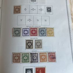 Germany 🇩🇪 – Soviet Zone Sex In The East Postage Stamp Collection Lot Of 14 Issue 1945 To 1946