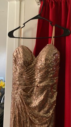 Rose gold dress