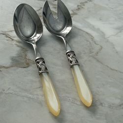 Bugatti Italy 18/10 stainless steel salad serving Set