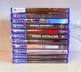 11 PlayStation 4 Games ($10 Each)