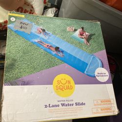 New 2 Lane Water Slide