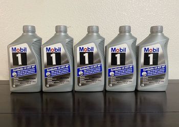 5 Qts Mobil 1 Synthetic LV ATF HP Transmission Fluid - Unopened (GM Dexron HP)