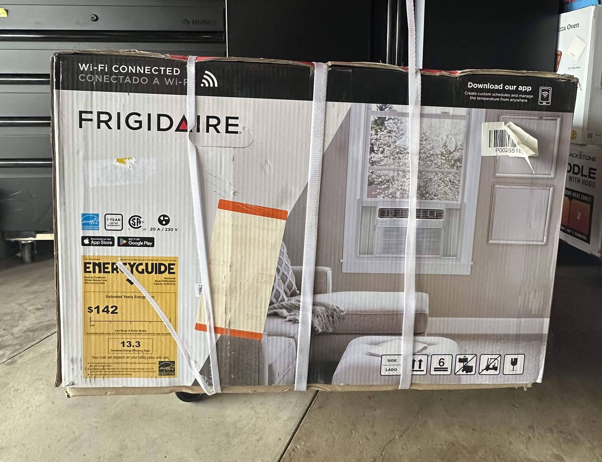 Frigidaire 24,000 BTU Window AC Unit (1,400 Sq Ft) with WiFi **Brand New**