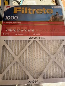 Filtrete 1000 20x24x1 Filter