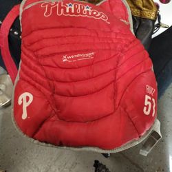 Boys Ruiz #51 Phillies Chest Protector (Backpack) $10 + Free Baseball Glove Hurry