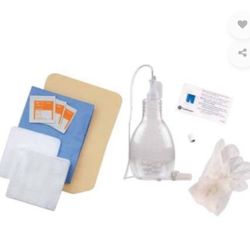 1 Box of PleurX Drainage Bottles 1000 ml With Kit