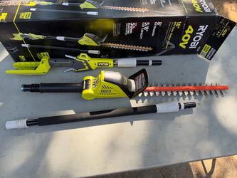 Ryobi 40v pole hedge trimmer