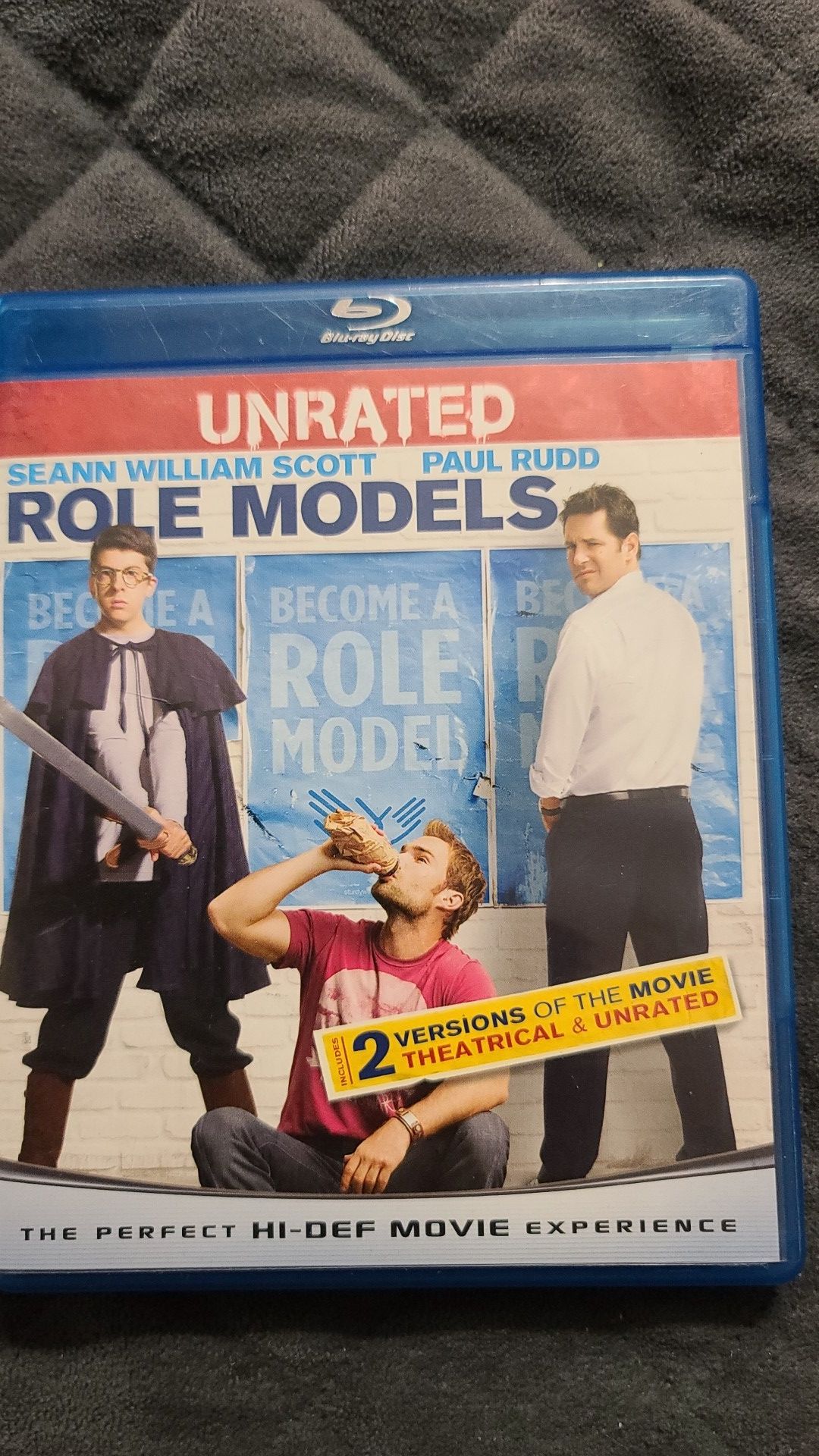 Role model unrated blu ray disc