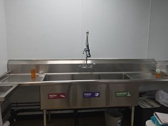 3 compartment sink commercial
