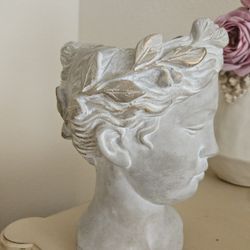 Grecian Bust Vase
