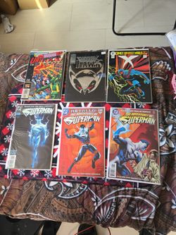 Lot of 6 Vintage Comic Books DC Marvel Image