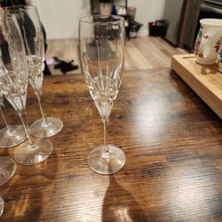 Mikasa Uptown clear crystal champagne flute (8)