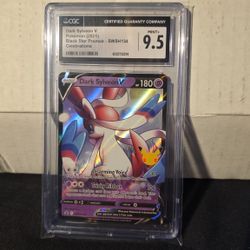 2021 Pokemon SWSH BSP FA Dark Sylveon V Celebrations Collection CGC 9.5
