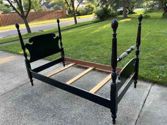 Single Bed Wood Frame used