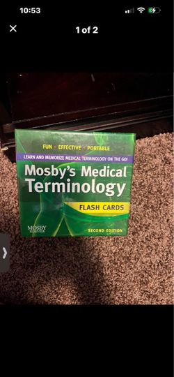 Medical terminology flash cards