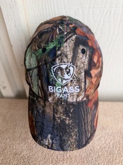 Big Ass Fans Hat Mens One Size Green Camo Strapback Cap Embroidered Hunting