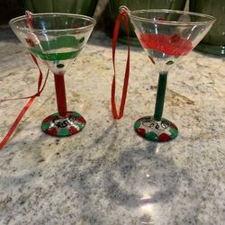 Xmas Martini  Ornaments